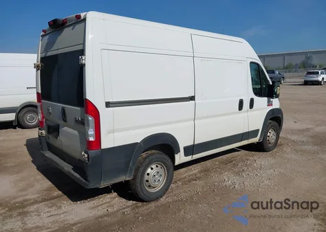 2020 Ram Promaster 2500 High Roof 136 Wb из США, поврежденный, VIN 3C6TRVCG9LE131195
